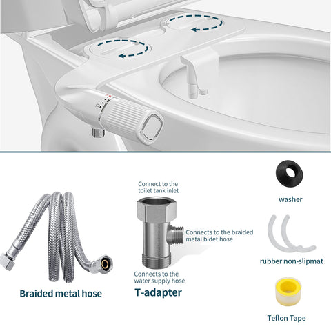 Non-Electric Toilet Washer