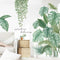 Tropical Plants Leaves Wall Stickers