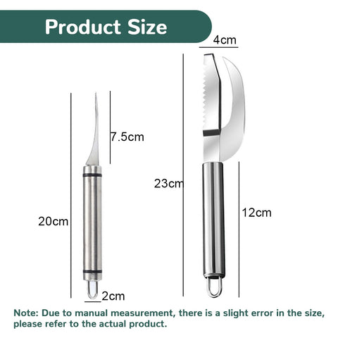 Stainless Steel Fish Scale Tool