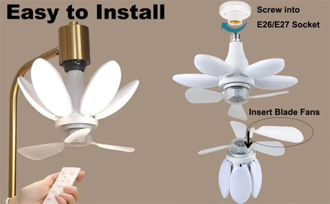 2-In-1 Ceiling Fan Light
