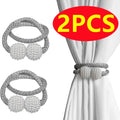 2PCS Magnetic Curtain Tie