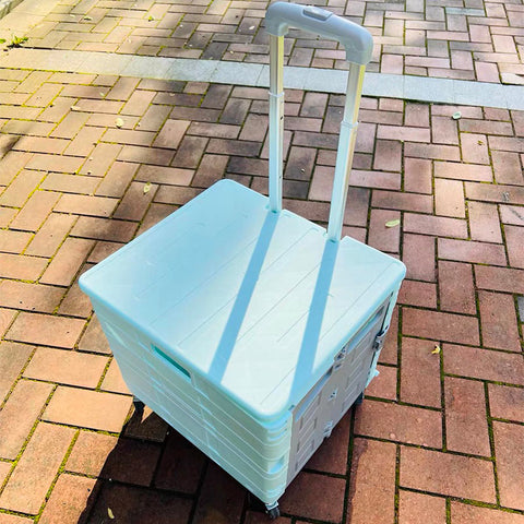 75L Portable Shopping Cart Trolley