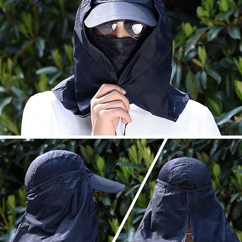 Summer UV Protection Mask Hat