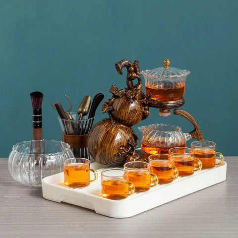 Ancient Harmony: Ming Dynasty Tea Set