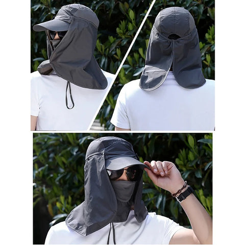 Summer UV Protection Mask Hat