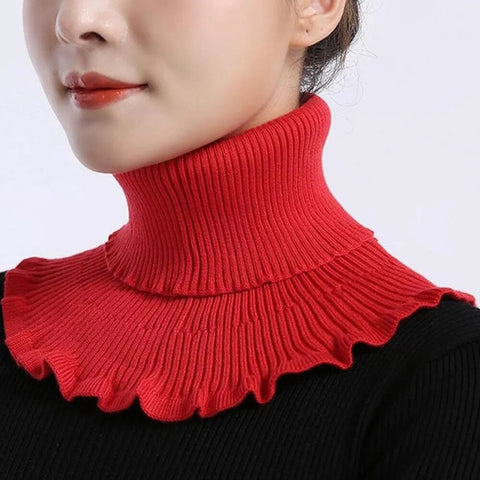 Knitted Fake Collar Scarf