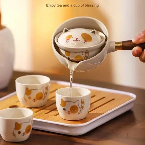 Portable Kung Fu Teapot Set