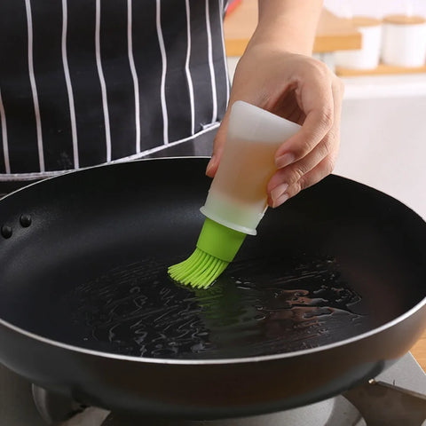 Silicone Oil Brush Bottle