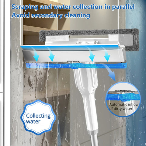 Window Water-Scraping Cleaning Tool
