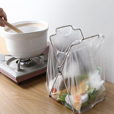 Garbage Bag Shelf Rag Rack