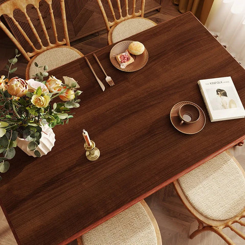 Woodland Essence: Waterproof PVC Dining Table Mats