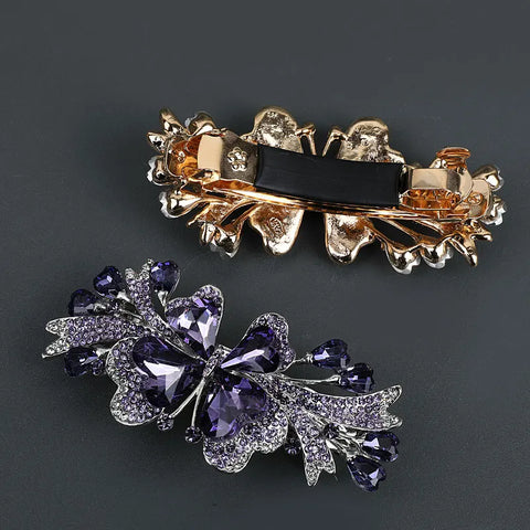Crystal Butterfly Clip