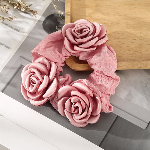 Flower Butterfly Elastic Hair Tie Scrunchie
