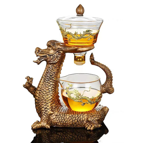 Mystic Dragon TeaCraft: Magnetic Glass Tea Set