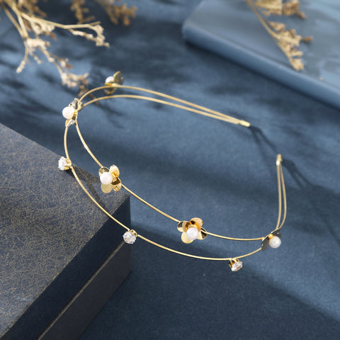 Metal Gold Silver Headband
