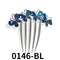 Rhinestone Butterfly Hair Comb Pin