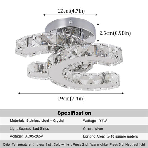 AstraGlow Crystal Chandelier