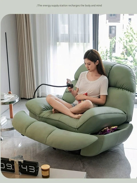 Electric Heating Massage Recliner Armchair Sofa