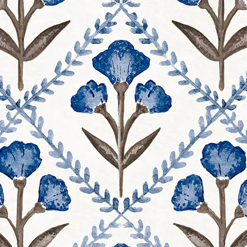 Enchanting Poppy Floral Wallpaper