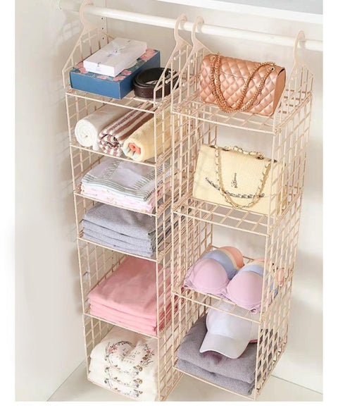Multilayer Hanging Clothes Shelves