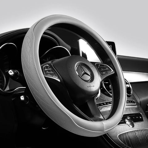 Leather Steering Wheel Cover