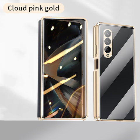 Alloy Metal Frame Full Cover Phone Protector For Samsung Galaxy Z Fold