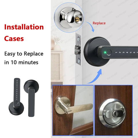 RayKube M3 Smart Fingerprint Door Lock
