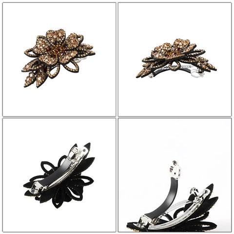 Women Rhinestone Hair Clips