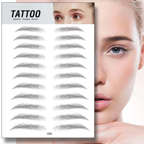 3D Eyebrow Tattoos Stickers