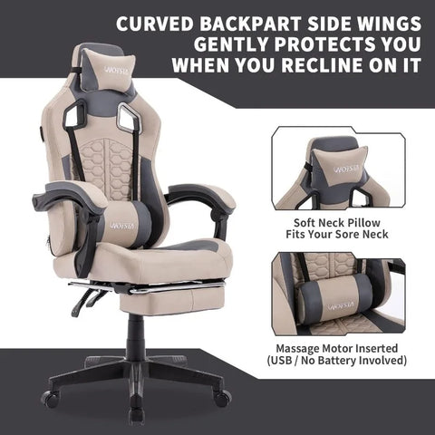Ergonomic Lumbar Support Gaming Chair