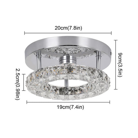 AstraGlow Crystal Chandelier