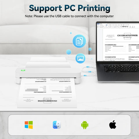 SwiftPrint Bluetooth A4 Printer