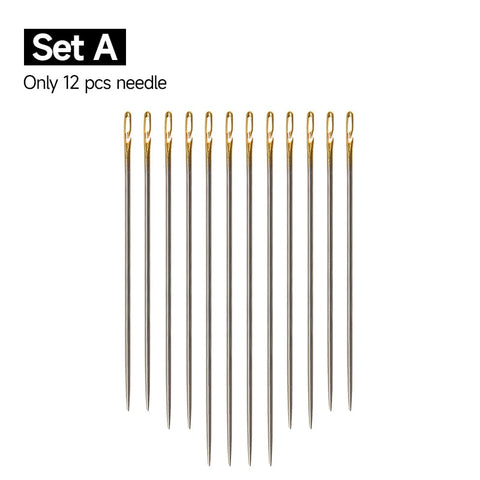 12/36PCS Easy-Threading Sewing Needles