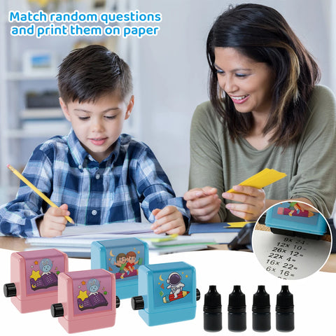 4PCS Math Stamp Making Roller
