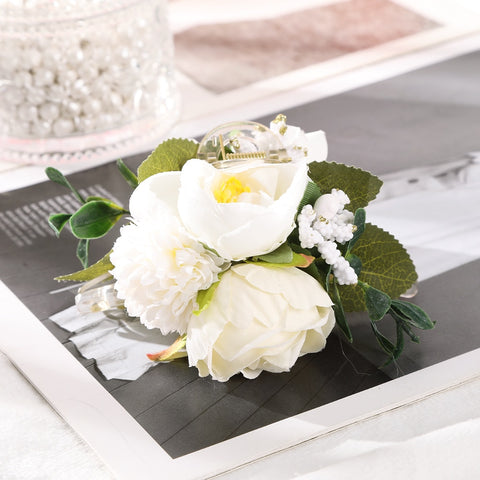 40 Styles Plush Synthetic Fabric Flower Hair Claw