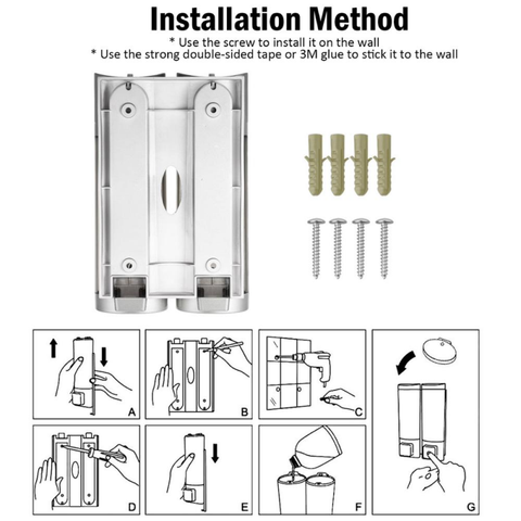 Single/double Soap Dispenser