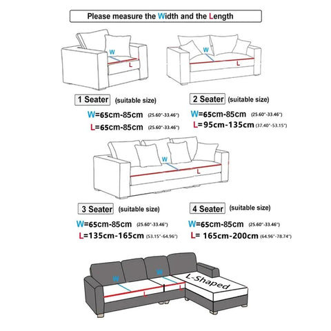 Waterproof Leaves Sofa Cover