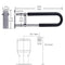Adjustable Toilet Safety Rail