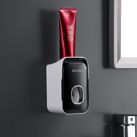 Wall-mounted Toothbrush Holder Toothpaste Squeezer