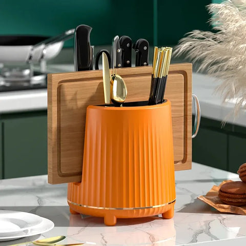 Rotating Knife Cutlery Holder