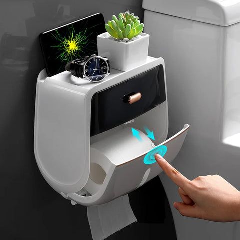 Wall Mount Toilet Paper Box
