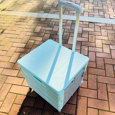 75L Portable Shopping Cart Trolley