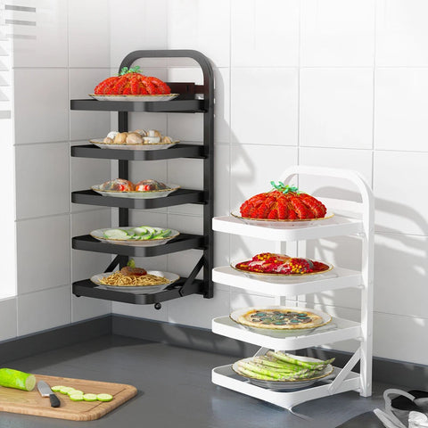 Kitchen Foldable Side Dish Rack