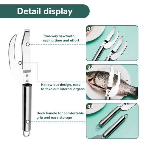 Stainless Steel Fish Scale Tool