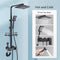 Digital Rainfall Brass Shower