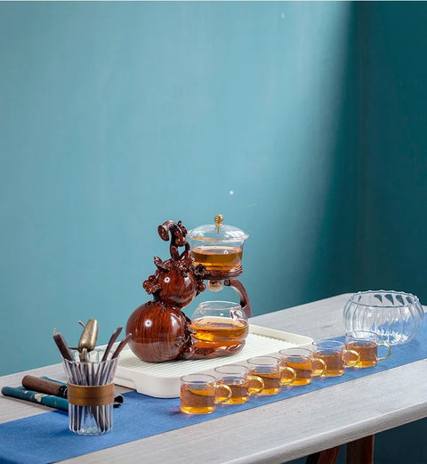 Ancient Harmony: Ming Dynasty Tea Set