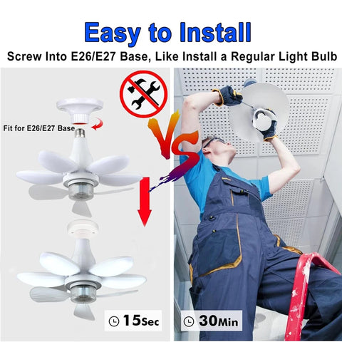 2-In-1 Ceiling Fan Light