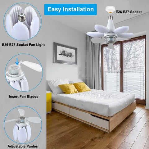 2-In-1 Ceiling Fan Light