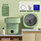 6.5L Foldable Touch Button Washing Machine