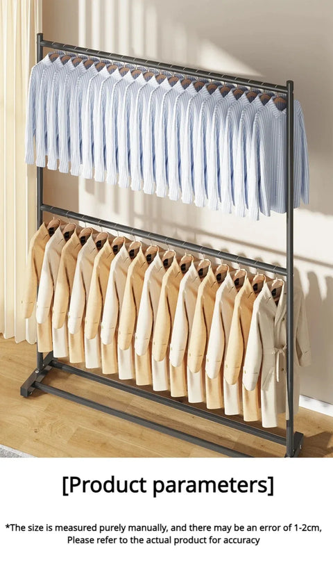 Movable Clothes Drying Rack